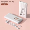Sạc dự phòng 20.000mAh dung lượng lớn kèm 4 dây, sạc mọi mẫu điện thoại - Giá ưu đãi 123.960 VND 5