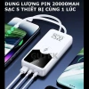 Sạc dự phòng 20.000mAh Gutek GT229 - Pin lớn, sạc nhanh 22.5W, dây sạc tích hợp, 239k 4
