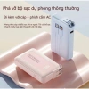 Sạc Dự Phòng 20.000mAh Mini 120W Chính Hãng Mẫu Mới 2 Dây Cáp Kèm Đầu Cắm AC 2