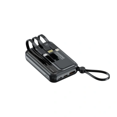 Sạc dự phòng 20.000mAh mini dung lượng lớn, kèm dây sạc R08, chỉ 259.000₫