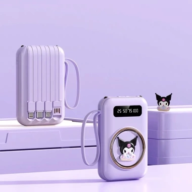 Sạc dự phòng 20.000mAh tiện lợi, tích hợp 4 cáp, sạc mọi điện thoại - Giá 126.780₫