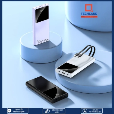 Sạc dự phòng 20.000mAh xả kho - kèm cáp đa năng, sạc nhanh PD, chỉ 299.000 VNĐ 9