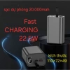 Sạc dự phòng 22.5W cell Li-Ion tự shop - Không phù pin, tốc độ sạc nhanh, giá ưu đãi 350.000₫