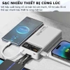Sạc Dự Phòng 30.000mAh 100W 2 Cổng LN & Type‑C, Màn Hình % Pin, 379k, Lo Hết Pin 5