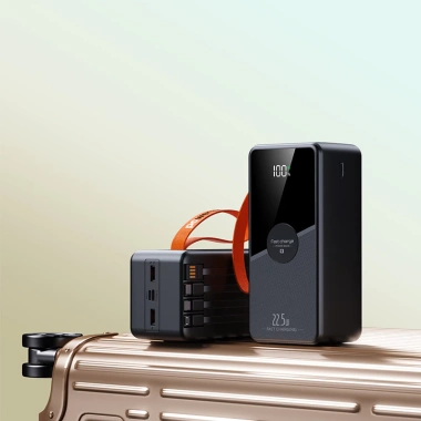 Sạc dự phòng 30.000mAh 100W sạc nhanh, tích hợp dây sạc Linkeetech – 395.000 VND