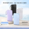 Sạc Dự Phòng 30.000mAh 22.5W 4 Dây Sạc Nhanh, Màn Hình LED, Sạc Nhiều Thiết Bị Tiện Lợi - 329.000 VND 9