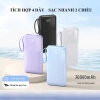 Sạc Dự Phòng 30.000mAh 22.5W PD 4 Dây Sạc Nhanh Màn Hình LED Sạc Nhiều Thiết Bị Giá 329k 9