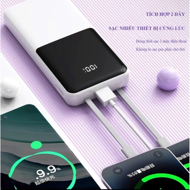 Sạc Dự Phòng 30.000mAh 22.5W PD QC3.0 – Màn Hình LED, Dung Lượng Lớn, Tương Thích Mọi Thiết Bị 4