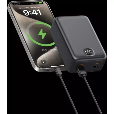 Sạc dự phòng 30.000mAh 65W 2A2C, hiển thị pin, doanh nhân du lịch công tác