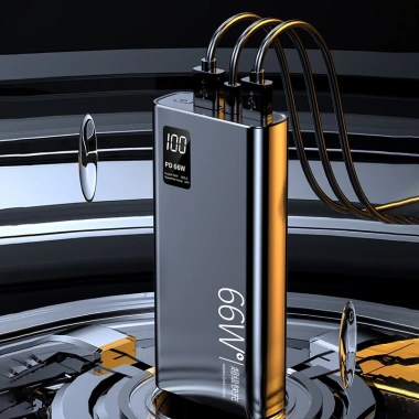 Sạc Dự Phòng 30.000mAh 66W Siêu Nhanh Pin Dung Lượng Lớn An Toàn Thiết Kế Hiện Đại 4