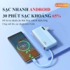 Sạc Dự Phòng 30.000mAh Đa Năng Sạc Nhanh 22.5W Dây Sạc - Giá Ưu Đãi 399k 7
