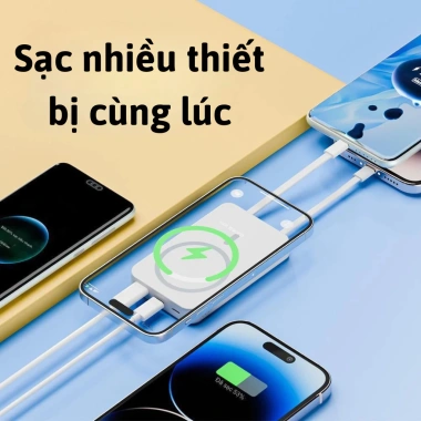Sạc dự phòng 30.000mAh sạc nhanh 100W PD20W, màn hình hiển thị pin, an toàn, bảo hành 1 năm, chỉ 380.000 VND