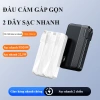 Sạc Dự Phòng 30.000mAh - Sạc Nhanh 22.5W PD20, tích hợp 2 dây, cắm AC, màn hình hiển thị pin, giá ưu đãi 399k 3