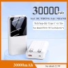 Sạc Dự Phòng 30.000mAh, Sạc Nhanh QC 22.5W, Đồng Thời Sạc 3 Thiết Bị - Giá 299k