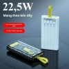 Sạc Dự Phòng 30.000mAh Trong Suốt 22.5W 4 Cổng Siêu Nhanh Đèn LED Giá 329.000 VND 6