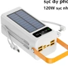 Sạc Dự Phòng 50.000-80.000mAh 120W Sạc Nhanh, Lượng Lớn, Kèm Dây Sạc và Pin Năng Lượng Mặt Trời 6