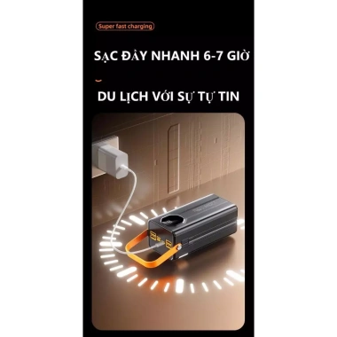 Sạc Dự Phòng 50.000-80.000mAh 120W Sạc Nhanh, Tặng Cáp Sạc Nhanh - Giá 275.000 VND 4