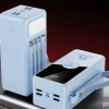 Sạc Dự Phòng 50.000-80.000mAh 120W Sạc Nhanh, Tặng Cáp và Nhiều Dây, Dung Lượng Lớn Giá 295.000 VND 4
