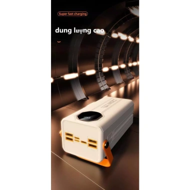 Sạc Dự Phòng 50.000-80.000mAh Siêu Dung Lượng, Sạc Nhanh 120W + Cáp Sạc Nhanh, Đa Dây, Giá 285.000đ 2 Sạc Dự Phòng 50.000-80.000mAh Siêu Dung Lượng, Sạc Nhanh 120W + Cáp Sạc Nhanh, Đa Dây, Giá 285.000đ 2