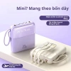 Sạc dự phòng 50.000mAh 120W bảo hành 2 năm, kèm dây kép và 4 cục sạc cùng lúc - Giá 198.000 VND 4