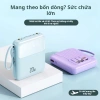 Sạc dự phòng 50.000mAh 120W bảo hành 2 năm, kèm dây kép và 4 cục sạc cùng lúc - Giá 198.000 VND 7