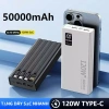 Sạc dự phòng 50.000mAh 120W nhanh, dung lượng lớn kèm dây cắm đa điện thoại - 215k 7