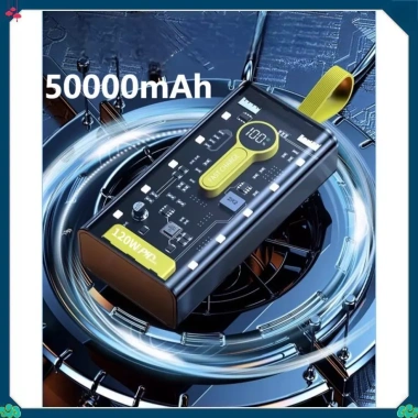 Sạc dự phòng 50.000mAh 120W sạc nhanh, dung lượng lớn, hỗ trợ nhiều điện thoại 5