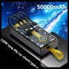 Sạc dự phòng 50.000mAh 120W sạc nhanh, dung lượng lớn, hỗ trợ nhiều điện thoại 6