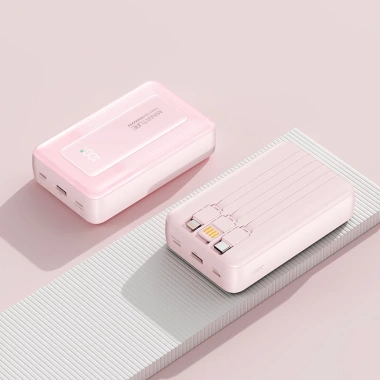 Sạc dự phòng 50.000mAh 20W Siêu nhanh - Kèm 3 cáp - Giá chỉ 339.999 VND