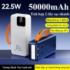 Sạc dự phòng 50.000mAh 22.5W nhanh, đèn pin tích hợp, 2 dây Type-C/LN, màn hình LED - Giá ưu đãi 429.000₫ 2