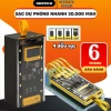 Sạc dự phòng 50.000mAh 4 cáp sạc nhanh 22.5W, tích hợp đèn ngủ, tương thích mọi máy - Giá 199.900₫