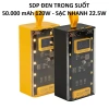 Sạc dự phòng 50.000mAh 4 cáp sạc nhanh 22.5W, tích hợp đèn ngủ, tương thích mọi máy - Giá 199.900₫ 4