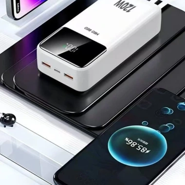 Sạc Dự Phòng 50.000mAh 80.000mAh, 4 Dây 120W + Đèn, Tặng Dây Sạc Nhanh - 238k 2