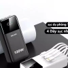 Sạc Dự Phòng 50.000mAh 80.000mAh, 4 Dây 120W + Đèn, Tặng Dây Sạc Nhanh - 238k 4