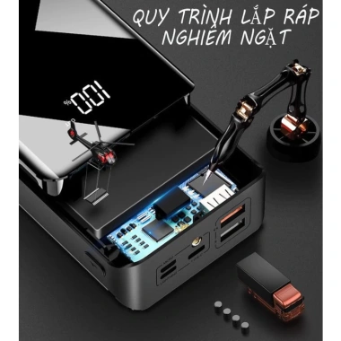 Sạc dự phòng 50.000mAh, hỗ trợ sạc nhanh, ngân hàng năng lượng lớn, Giá 331.000 VND