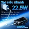 Sạc dự phòng 50.000mAh tích hợp 4 dây cáp 22.5W sạc nhanh, đa thiết bị, an toàn, chỉ 299.999₫ 5