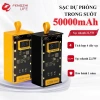 Sạc dự phòng 50.000mAh trong suốt 22.5W 2 cổng Type‑C 20W kèm 4 đầu sạc 329.000₫