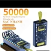 Sạc Dự Phòng 50.000mAh Trong Suốt Check‑in Máy Bay - Sạc Nhanh 22.5W, Đầu Sạc Đa Dụng, LED Hiển Thị, Giá 329.000₫ 4