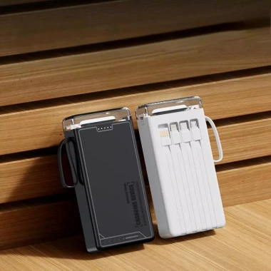Sạc dự phòng 50.000mAh trong suốt PD120W/20W, đèn LED chiếu sáng, giảm giá 520k bảo hành 9
