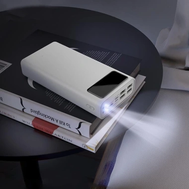 Sạc dự phòng 50.000mAh/40.000mAh dung lượng lớn, 4 đầu vào 3 đầu ra, sạc nhanh - Giá 300.000đ