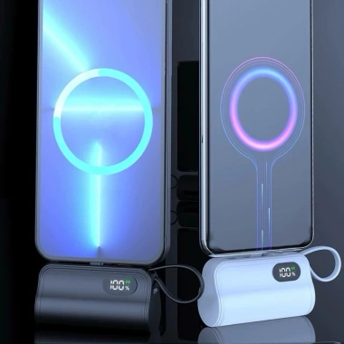 Sạc Dự Phòng 5.000mAh Cổng Kép và Giá Đỡ, Sạc Nhanh PD 20W, Tương Thích Mọi Thiết Bị 145.000 VND 9