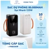 Sạc dự phòng 80.000mAh 120W sạc nhanh, pin lớn, đa cổng - Giá 590.000 VND