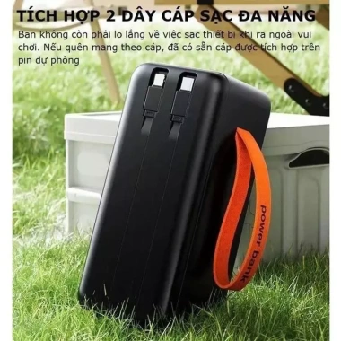 Sạc dự phòng 80.000mAh 120W sạc nhanh, pin lớn, đa cổng - Giá 590.000 VND