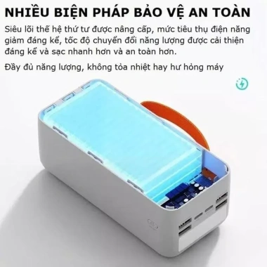 Sạc dự phòng 80.000mAh 120W sạc nhanh, pin lớn, đa cổng - Giá 590.000 VND
