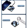 Sạc dự phòng 8.000/20.000mAh dung lượng lớn, đèn pin, màn hình LED hiển thị % pin, kèm 4 cáp - Giá 105.000 VND 2