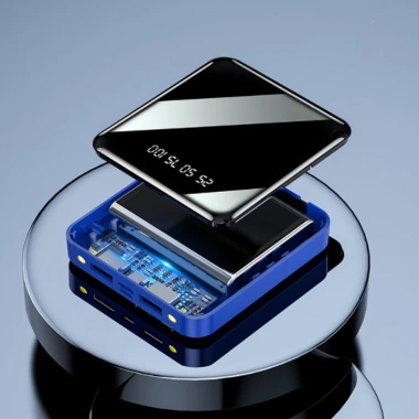 Sạc dự phòng 8.000/20.000mAh dung lượng lớn, đèn pin, màn hình LED hiển thị % pin, kèm 4 cáp - Giá 105.000 VND 5