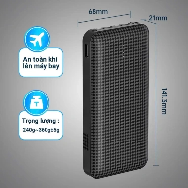 Sạc Dự Phòng Beston PBCLM2 20.000mAh – Sạc Nhanh USB‑C & Lightning, Giá 399k 6 Sạc Dự Phòng Beston PBCLM2 20.000mAh – Sạc Nhanh USB‑C & Lightning, Giá 399k 6
