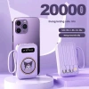 Sạc dự phòng chính hãng 20.000-30.000mAh, màu bắt mắt, kèm 4 cáp, giá chỉ 199.000₫