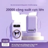 Sạc dự phòng chính hãng 20.000-30.000mAh, màu bắt mắt, kèm 4 cáp, giá chỉ 199.000₫ 5