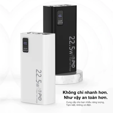 Sạc Dự Phòng Dosen Pro PD 22.5W 10.000‑50.000mAh, Màn Hình LED, Giá Ưu Đãi 228.626₫ 5